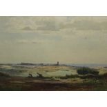 John Farquharson A landscape scene Watercolour Signed