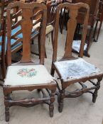 A reproduction mahogany coffee table,