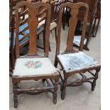 A reproduction mahogany coffee table,