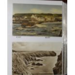A postcard album containing circa 180 postcards of various South Wales scenes CONDITION