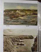 A postcard album containing circa 180 postcards of various South Wales scenes CONDITION