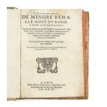 Remacle MOHY 1555?-1621Le Cabinet historialLiège, A. de Corsuvarem, 1610In-4 (19,5 x 14,1 cm),