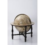 A TABLETOP CELESTIAL GLOBE 1800; England 46x43 cm, Diameter: 31 cm Lined paper glued to a plaster