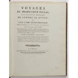 PETER SIMON PALLAS (1741-1811): VOYAGES DU PROFESSEUR PALLAS, DANS PLUSIEURS PROVINCES DE L'EMPIRE