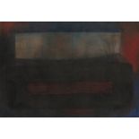 KAREL VACA (1919-1989): THE DARK POINT, 70,5x100,5 cm, Oil on canvas.