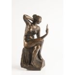 UNKNOWN ITALIAN MASTER: ALLEGORY OF VANITY Late Renaissance, around 1600; Italy 26 cm Patinated