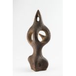 LADISLAV ZIVR (1909-1980): SCULPTURE I, 1974 / Polychrome fired clay 62 cm Polychrome fired clay.