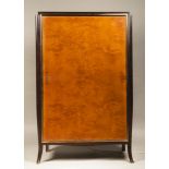 AN ART DECO LIQUOR CABINET 1920s-30s; France, 141x91x52 cm. Bird's-eye elm and mahogany.