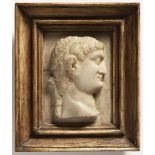 UNKNOWN ITALIAN MASTER: TWO RELIEF PORTRAITS OF ROMAN EMPERORS