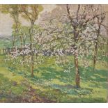 JOSEF ULLMANN (1870-1922): BLOSSOMING ORCHARD