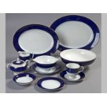 A ROSENTHAL CLASSIC ROSE DINNER SERVICE, comprising of twelve dinner plates, eight soup plates,
