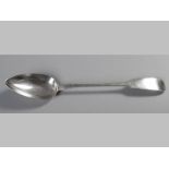 A REGENCY SILVER OLD ENGLISH PATTERN BASTING SPOON, LONDON 1819, I.D.H.D., handle with engraved