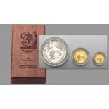 A 2009 COLLECTORS COIN SET - 2010 FIFA WORLD CUP, SOUTH AFRICA MINTAGE 3000, comprising 1/4 oz