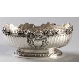 A VICTORIAN SILVER BOWL, LONDON 1900, H.F., retailed by Rawlands & Frazer, 146 Regent Street,