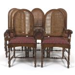 Stickley Bros. Co. Oak Dining Chairs, ca, 1900