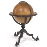 H.B. Nims & Co. 16-inch Terrestrial Library Globe