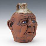 Melvin Crocker, "Face" Jug, ca. 2015