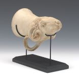 Greek Archaistic Style Ram's Head Cup