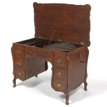 Regina Double Combination Desk / Music Box, ca. Early 20th Century