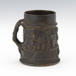 Erotic Cast Bronze Tankard by A. Maubach