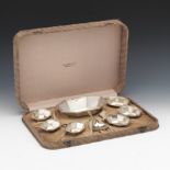 Whiting Manufacturing Company Sterling Silver, Eight Piece Nut/Bon-Bon Serving Set, ca. 1923