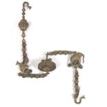 Large Sino-Tibetan Brass Temple Bell Chain