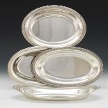 Four Sterling Silver Serving Pieces, Including International Silver Company "Prelude", ca. Mid-20th