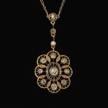 Ladies' Victorian Gold and Diamond Necklace