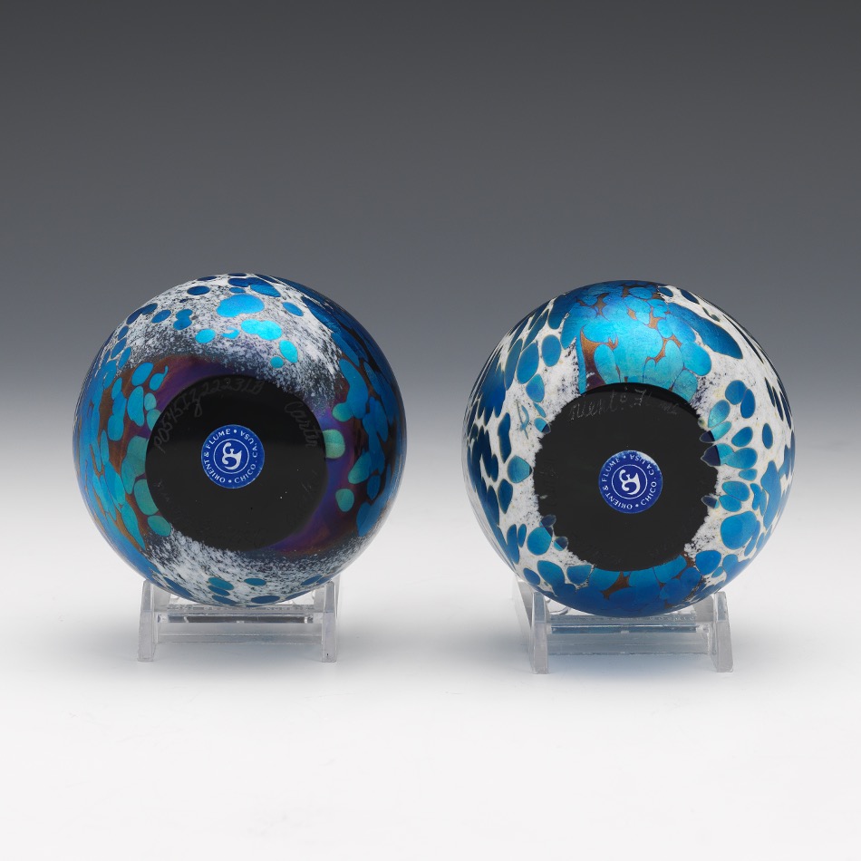 Two Orient and Flume Paperweights Designed by William Carter - Image 7 of 8