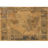 John Atwood Pictorial Map of the United States 1857