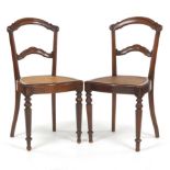 Pair of Mahogany Parlor Chairs, ca. 19th Century