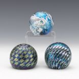 Three Orient and Flume Paperweights