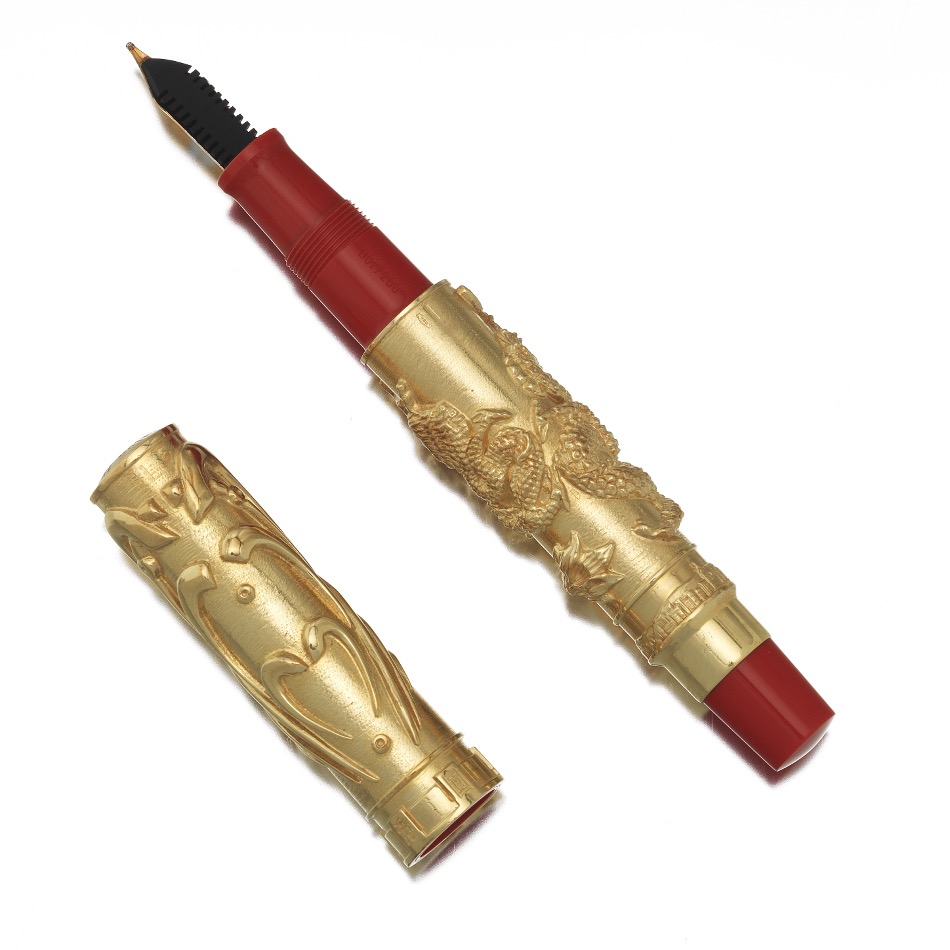 Omas "Return to the Motherland" Limited Edition Solid Gold Fountain Pen - Image 5 of 8