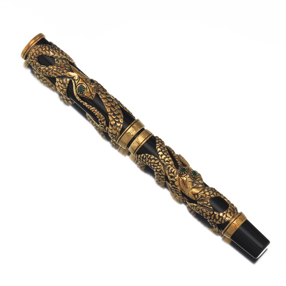 Parker Gold Snake Fountain Pen - Image 2 of 14