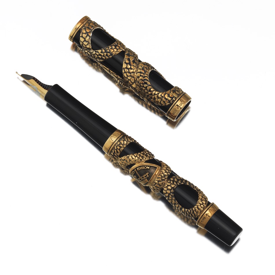 Parker Gold Snake Fountain Pen - Image 9 of 14