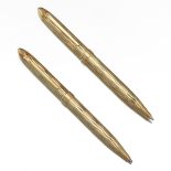 Fisher Solid Gold "Atocha" Ballpoint Pen and Pencil, Weight 61 gm