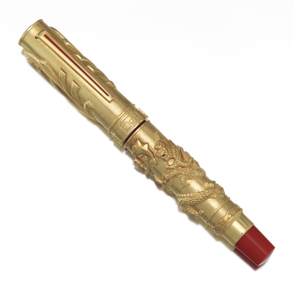 Omas "Return to the Motherland" Limited Edition Solid Gold Fountain Pen - Image 7 of 8