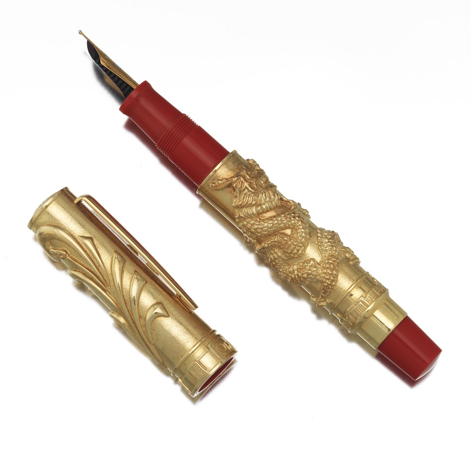 Omas "Return to the Motherland" Limited Edition Solid Gold Fountain Pen - Image 4 of 8