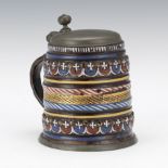 "Annaberg" Earthenware Stein, dated 1674