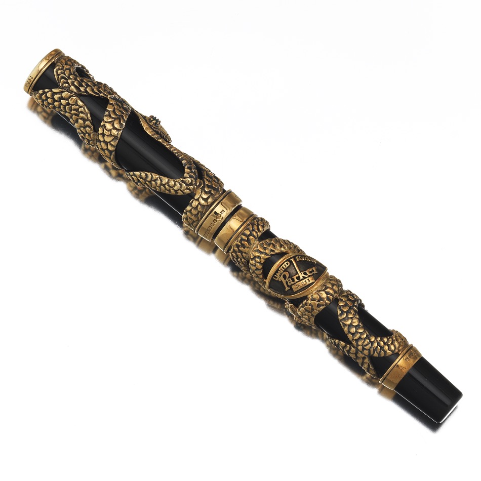 Parker Gold Snake Fountain Pen - Image 4 of 14