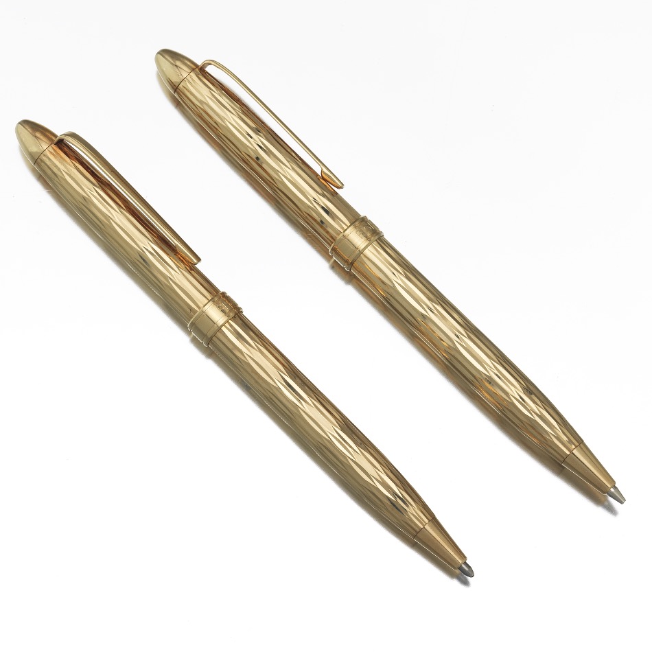 Fisher Solid Gold "Atocha" Ballpoint Pen and Pencil, Weight 61 gm - Image 5 of 6