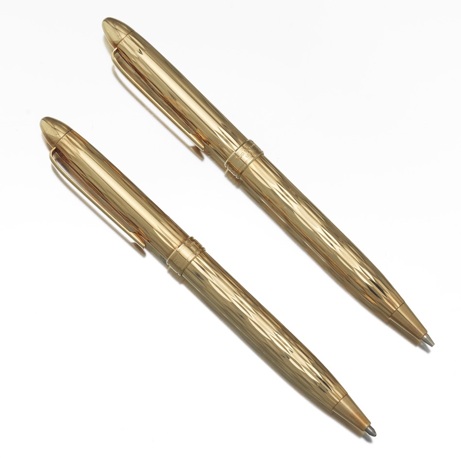 Fisher Solid Gold "Atocha" Ballpoint Pen and Pencil, Weight 61 gm - Image 3 of 6