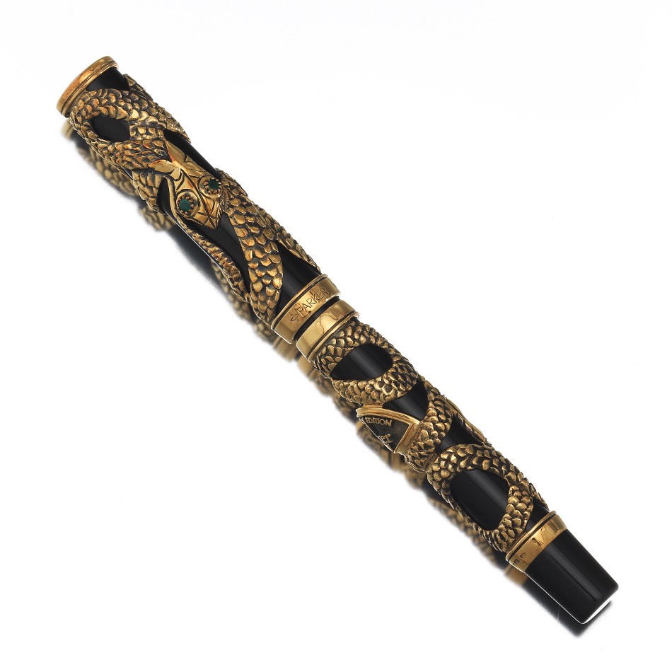 Parker Gold Snake Fountain Pen - Image 3 of 14