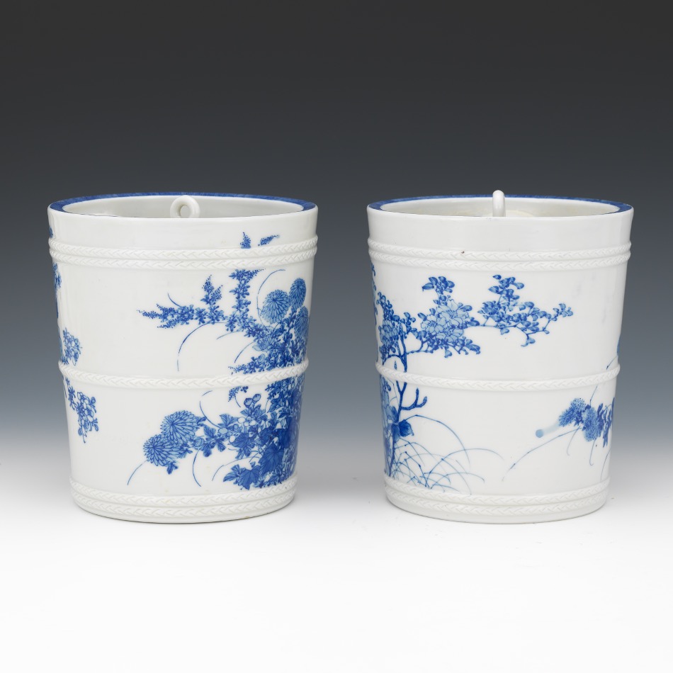 Pair of Meiji Planters - Image 3 of 7