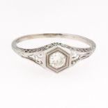 Art Deco Gold and Diamond Ring