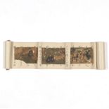 Japanese Illustrated Emaki Scroll