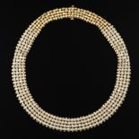 Ladies' Gold and Diamond Mesh Collar Necklace