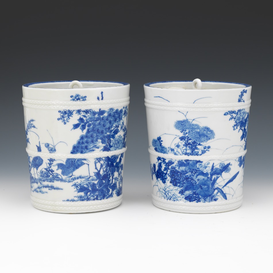 Pair of Meiji Planters - Image 5 of 7