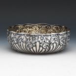 Sterling Silver Repousse Bowl