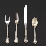Gorham Sterling Silver Luncheon Service for Eight, "Chantilly" Pattern